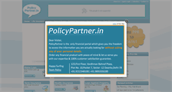 Desktop Screenshot of policypartner.in